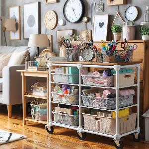 Organizing Your Home with Utility Carts Creative Storage Solutions-4